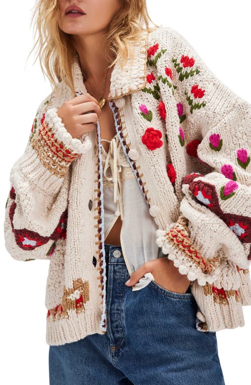 Free People Free People Rosebud Oversize Cardigan