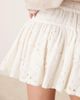 Free People Free People roselle ruffled broderie mini skirt in ivory-White - 2