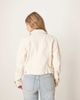 Free People Free People rumors denim jacket in ecru-White - 4