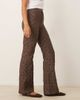 Free People Free People Runway floral flared pants in French chocolate-Brown - 1