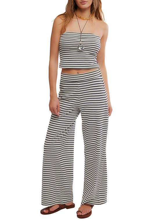 Free People Free People Sailor Tube Top & Wide Leg Pants Set