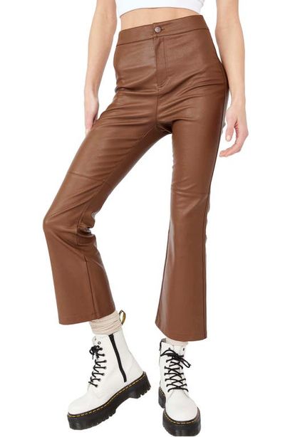 Free People Free People Sasha Crop Faux Leather Pants