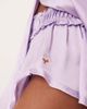Free People Free People satin pajama shorts in orchid - part of a set-Purple - 3