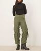 Free People Free People scorpio shirred pants in khaki-Green - 1