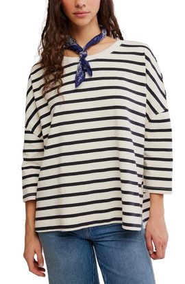 Free People Free People Second Sense Striped T-Shirt