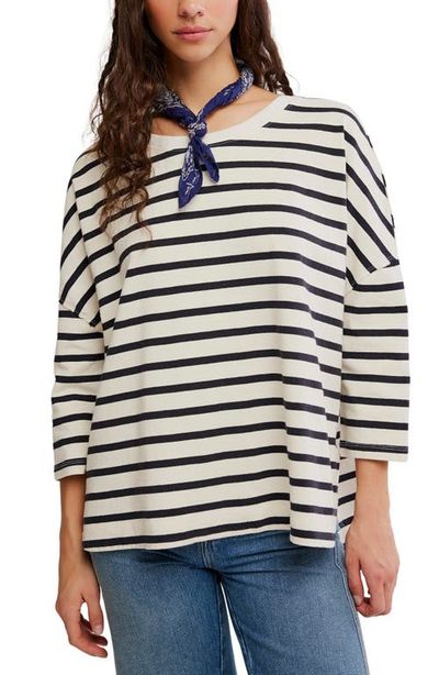Free People Free People Second Sense Striped T-Shirt