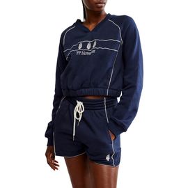 Free People Free People Seeing Double Sweatshirt & Shorts Set