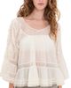 Free People Free People She's A Romantic Top Ivory - 1