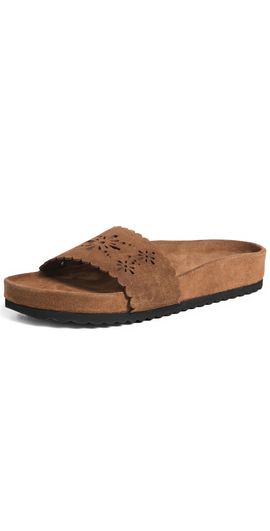 Free People Free People Shore Cut Out Footbed Sandals Light Toffee