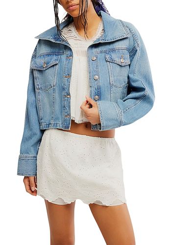 Free People Free People Side To Side Denim Jacket