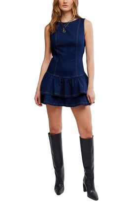 Free People Free People Slow Burn Denim Minidress