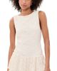 Free People Free People Slow Burn Lace Mini Dress Natural Combo - 1