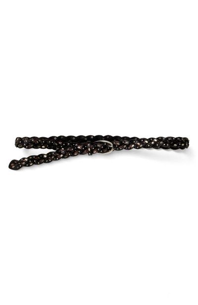 Free People Free People Sol Slim Studded Leather Belt
