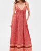 Free People Free People Sorrento Stroll Printed Dress Tart Berry Combo - 2