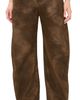 Free People Free People Spotlight Faux Leather Trousers Chocolate Brown - 1