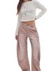Free People Free People Spotlight Knit Barrel Leg Trousers - 5