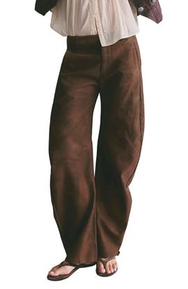 Free People Free People Spotlight Wide Leg Faux Leather Trousers