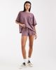 Free People Free People staycation sleep shorts in eldberry tea - part of a set-Purple - 2
