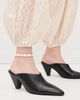 Free People Free People Stellar Mules Black Leather - 3
