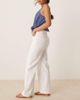 Free People Free People stride straight leg wide jeans in optic white - 3