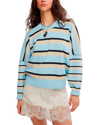 Free People Free People Striped Alma Pullover Sweatshirt