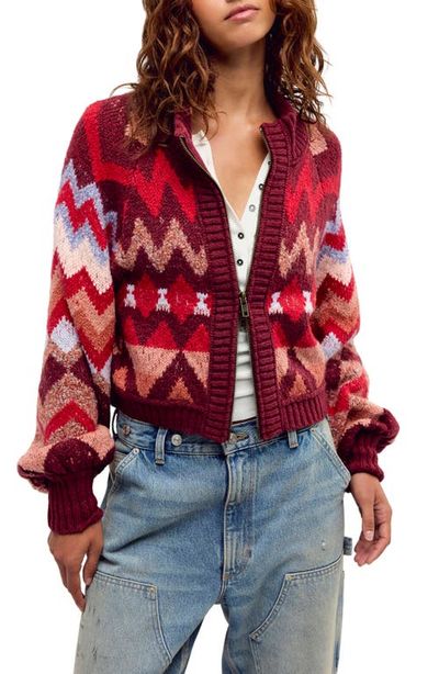 Free People Free People Sundazed Jacquard Cardigan