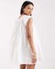 Free People Free People sundazed smock mini dress in sugar swizzle-White - 3