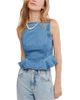 Free People Free People Sunfaded Denim Top - 1
