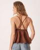 Free People Free People sunny days embroidered cami top in brown - 3