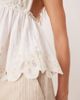 Free People Free People sunny days embroidered cami top in ivory-White - 3