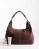 Free People Free People Suzie suede slouchy tote in espresso-Brown - 2