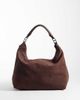 Free People Free People Suzie suede slouchy tote in espresso-Brown - 4