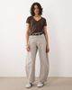 Free People Free People take 2 short sleeve v-neck tee in double espresso brown - 2