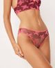 Free People Free People talk about it floral lace bikini briefs in zinfandel-Red - 1