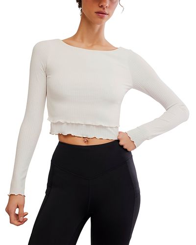 Free People Free People Tempo Double Or Nothing Layered Hem Top