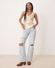 Free People Free People tennessee low rise jeans in indigo ruin-Blue - 1