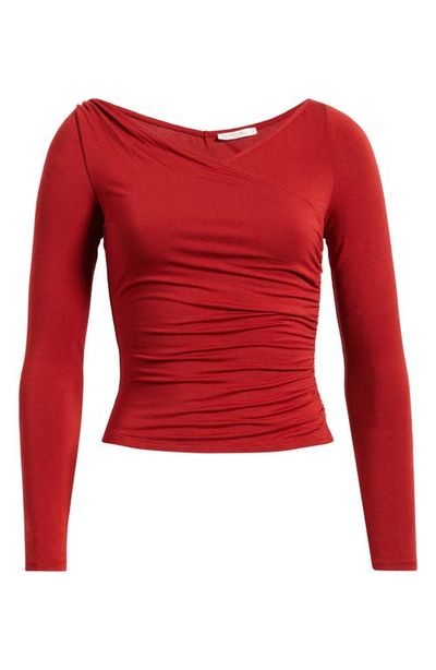 Free People Free People That's a Faux Wrap Ruched Crop Top