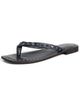 Free People Free People Tide Flip Flops Black Leather - 1