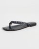 Free People Free People Tide Flip Flops Black Leather - 2