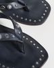 Free People Free People Tide Flip Flops Black Leather - 6