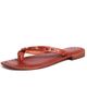 Free People Free People Tide Flip Flops Rust Leather - 1