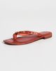 Free People Free People Tide Flip Flops Rust Leather - 2