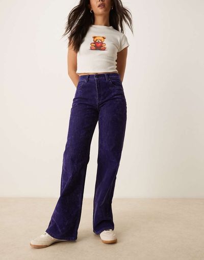 Free People Free People tinsley baggy high rise jeans in blue