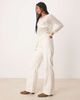 Free People Free People Tinsley baggy high rise straight leg in ecru-White - 2