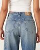 Free People Free People Tinsley baggy high rise straight leg in mid wash blue - 4