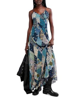 Free People Free People Tis The Season V Neck Maxi Dress