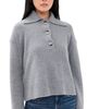 Free People Free People Trading Up Polo Grey Heather - 1