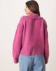 Free People Free People trading up polo knit in magenta haze-pink - 4