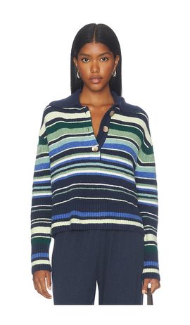Free People Free People Trading Up Stripe Pullover
