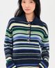 Free People Free People Trading Up Stripe Sweater Navy Combo - 2
